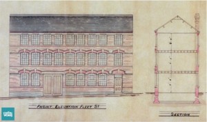 Original architect's plans of Newman Brothers designed by Roger Harley in 1892. 