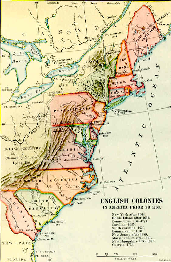 Colonies 1763 