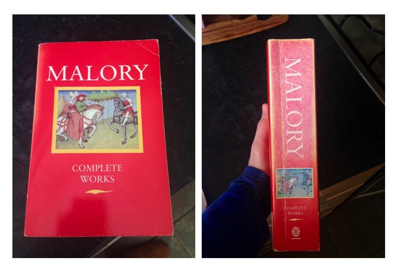 Image showing a copy of the complete works of Malory