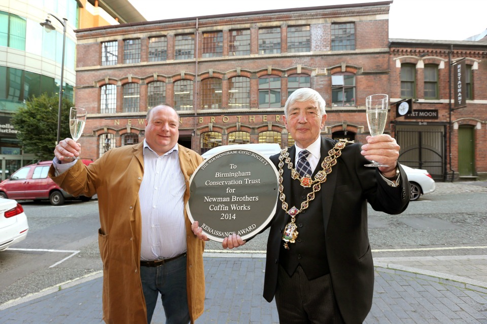 Tim Prince and the Lord Mayor at our celebration event