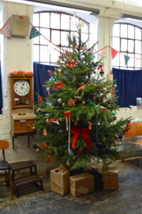 Christmas tree indoors 