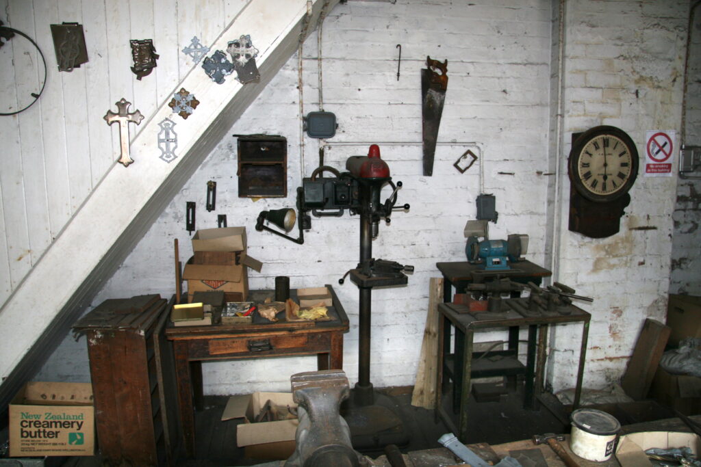 Casket Assembly Shop pre-restoration
