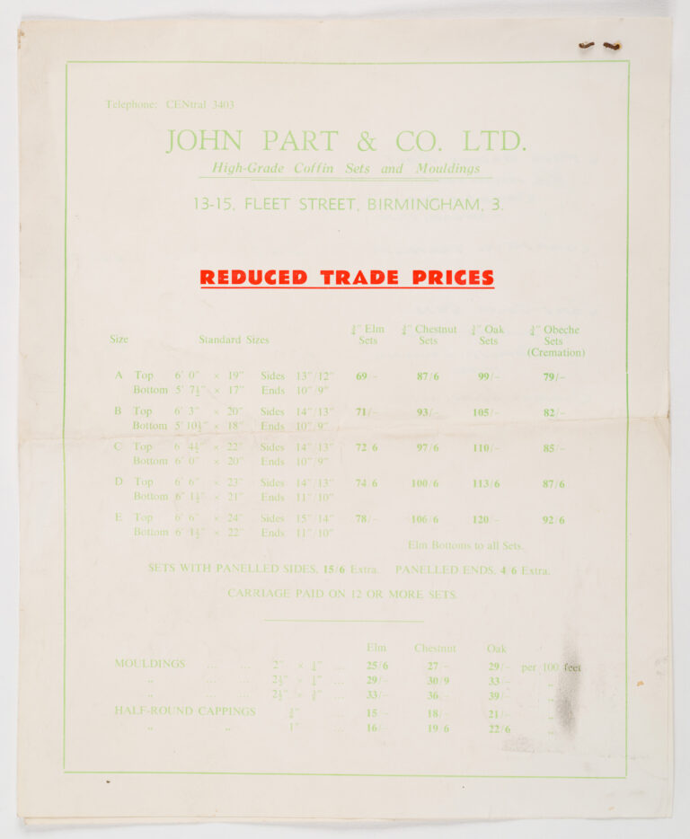 John Part & Co. Ltd Document