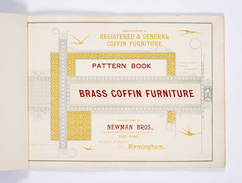 Page from Newman Brothers Trade Catalogue