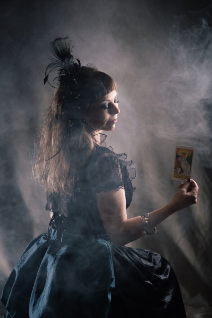 A mystic looking woman