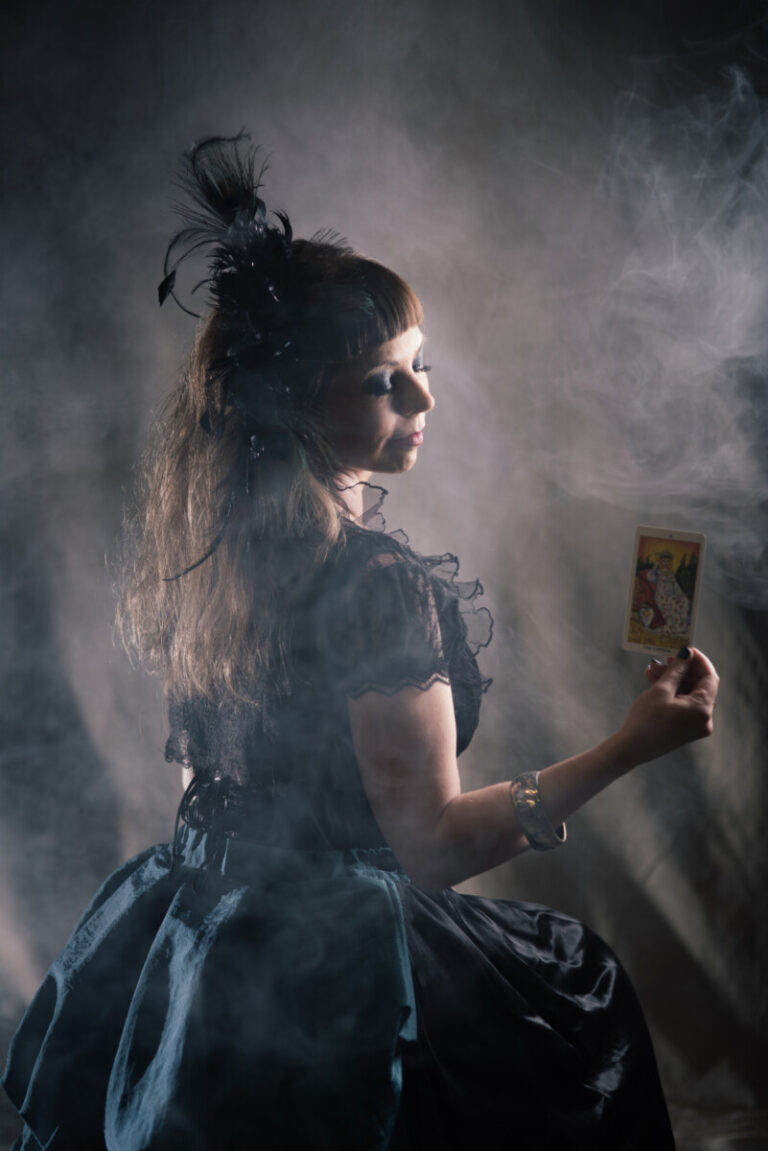 A mystic looking woman