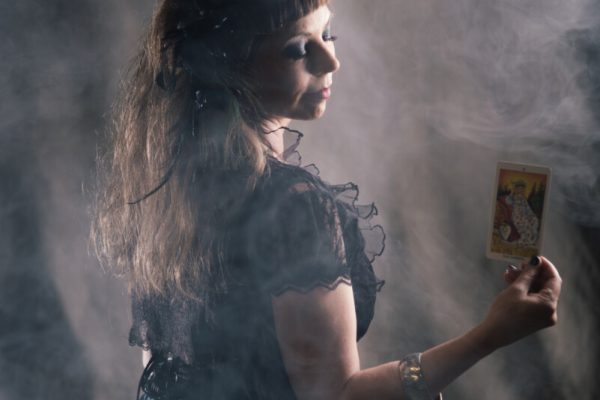 A mystic looking woman